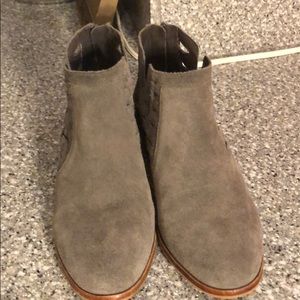 Vince camuto grey suede boot